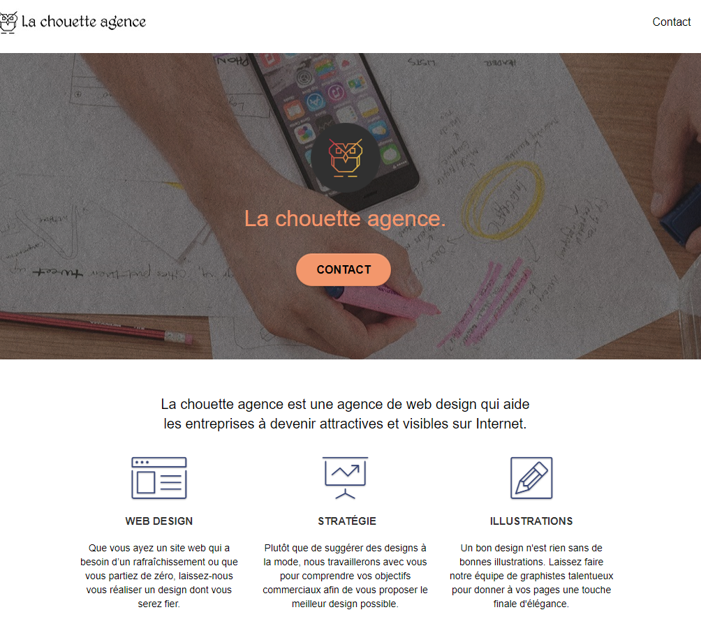Photo de la chouette agence
